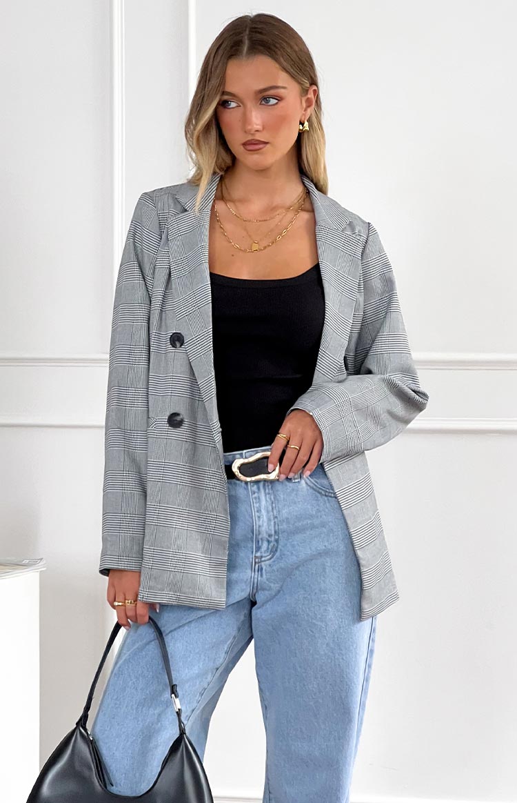 Brooklyn Times Blazer Check