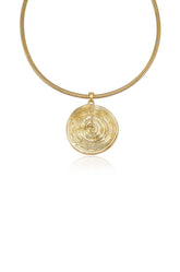 Swirl Pendant Choker