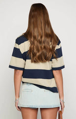 Lioness Rhode Light Denim Mini Skirt